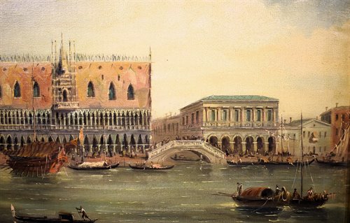Venezia,  veduta del Bacino di San Marco